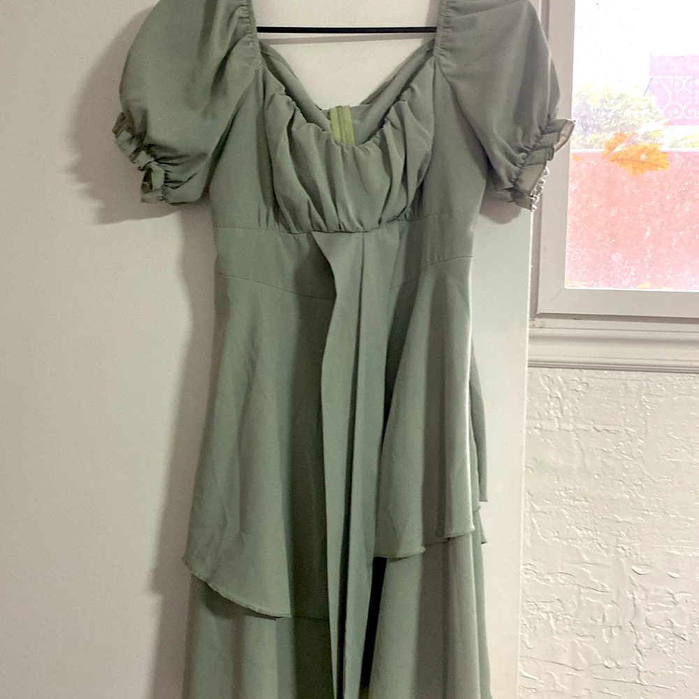 Bought it off of SHEIN. Light green